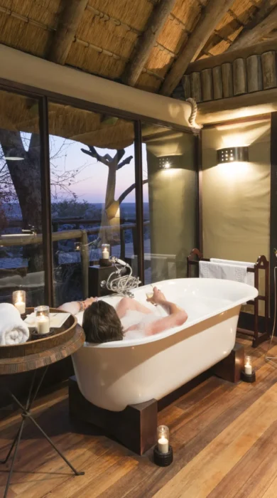 bath tub, little ongava, etosha national park, namibia