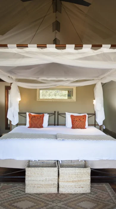Bedroom, Ongava Tented Camp, Etosha National Park, Namibia