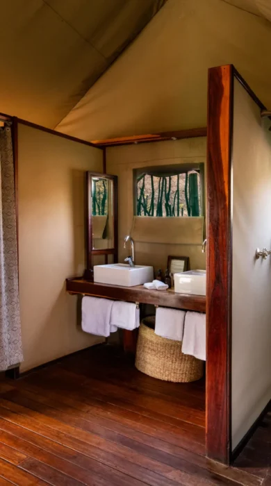 Bathroom, Ongava Tented Camp, Etosha National Park, Namibia