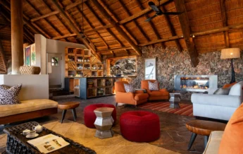 Lounge, Ongava Lodge, Etosha National Park, Namibia