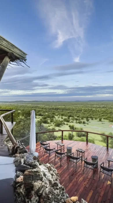 Deck, Ongava Lodge, Etosha National Park, Namibia