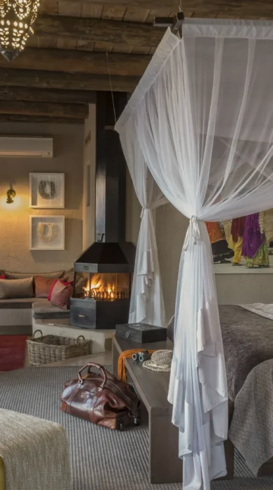 bedroom onguma the fort namibia yellow zebra safaris
