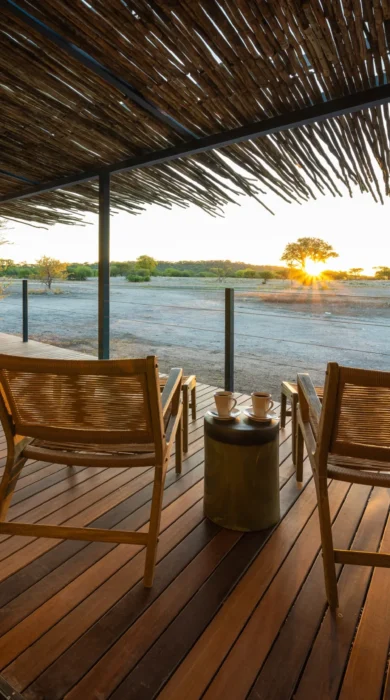 veranda tent anderssons namibia yellow zebra safaris