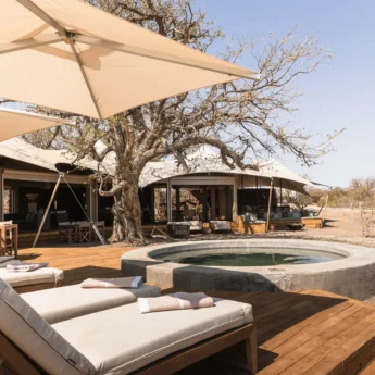 Pool, Desert Rhino Camp, Damaraland, Namibia