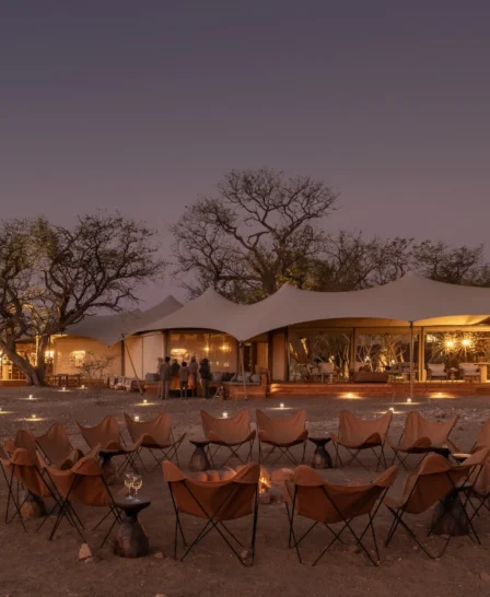 Campfire, Desert Rhino Camp, Damaraland, Namibia