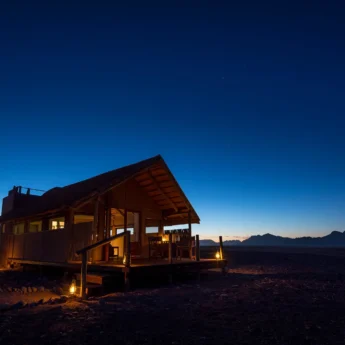 Guest room, Kulala Desert Lodge, Namibia