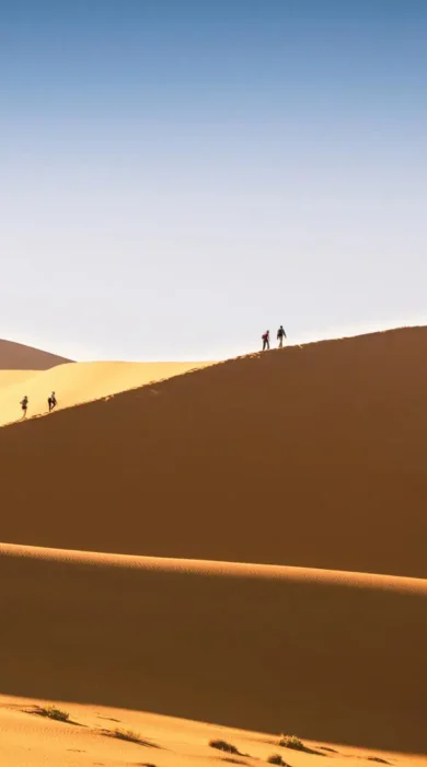 big dune walk, sossusvlei desert lodge, namibia