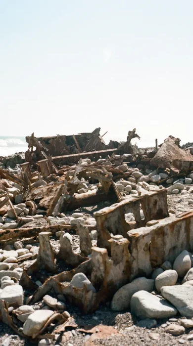 Namibia Shipwrecks along the coast