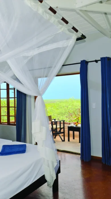 Etosha safari lodge bedroom
