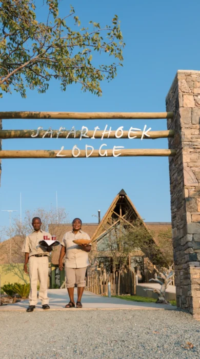 Lodge Safari entrance