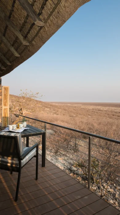 Safari lodge balcony