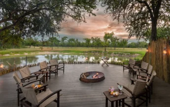 firepit, onguma forest camp, etosha national park, namibia