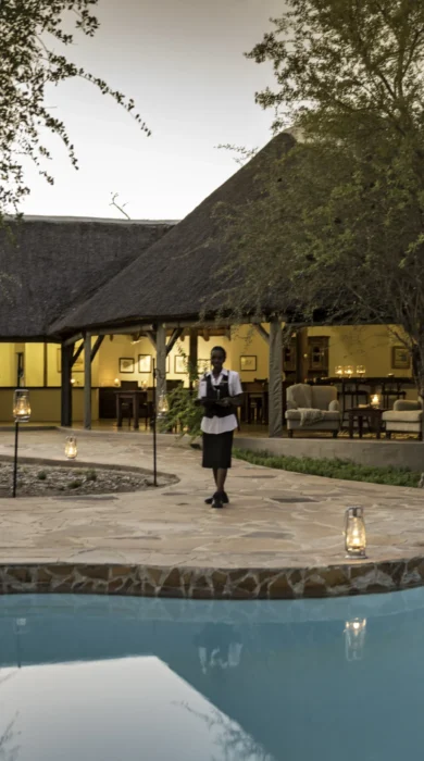 Lodge swimming pool