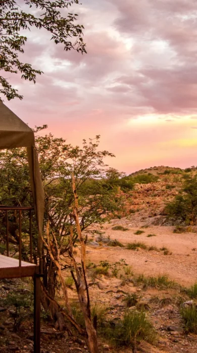 Huab Under Canvas Guest Tent Exterior