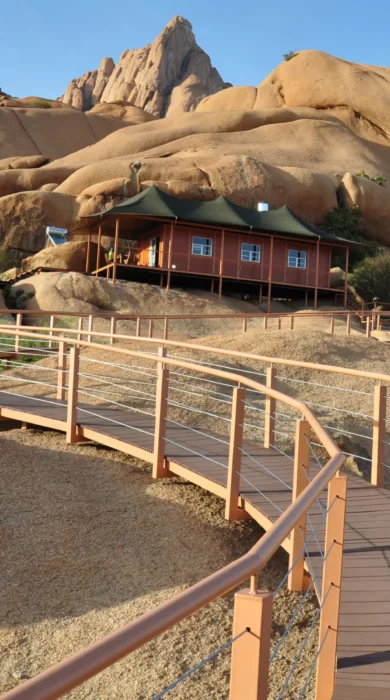 Lodge entrance