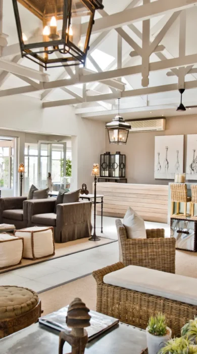 Safari lodge lounge