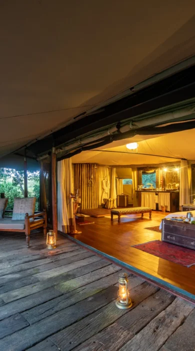 bedroom deck, mara plains camp, greater mara, kenya