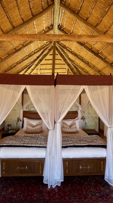 twin bedroom, namibrand nature reserve, namibia