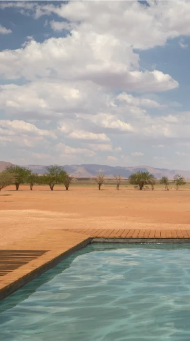 swimming pool, namibrand nature reserve, namibia