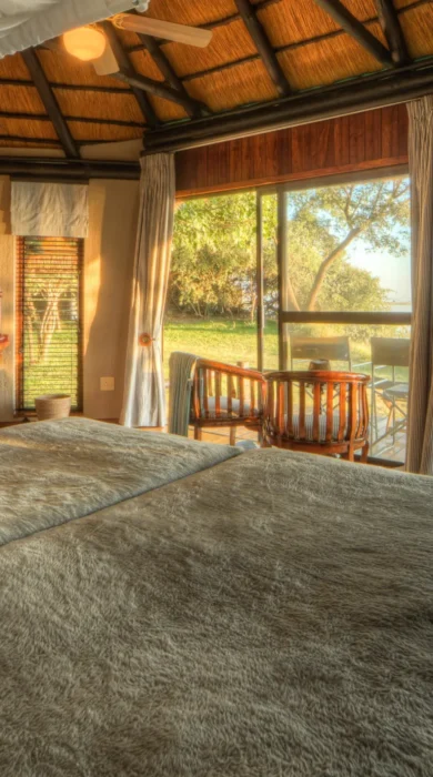 Bedroom, Chobe Savanna Lodge, Caprivi Strip, Namibia