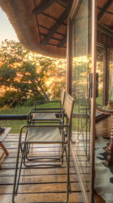 Room Deck, Chobe Savanna Lodge, Caprivi Strip, Namibia