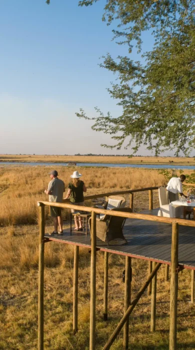 Deck, Chobe Savanna Lodge, Caprivi Strip, Namibia