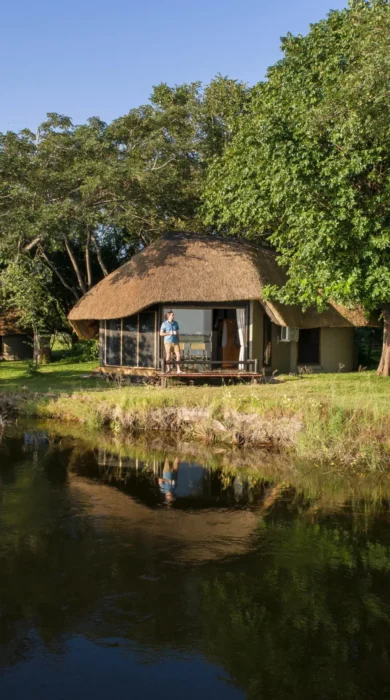 Exterior, Chobe Savanna Lodge, Caprivi Strip, Namibia