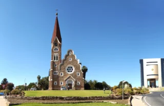windhoek church, areas and experiences, namibia safaris