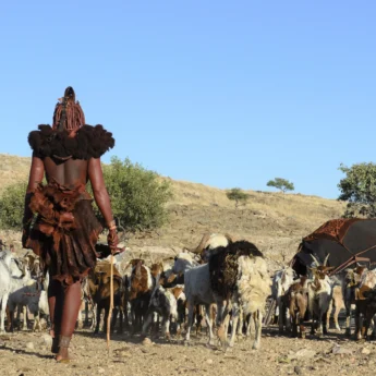 Himba Tribe Visit Kunene River Namibia