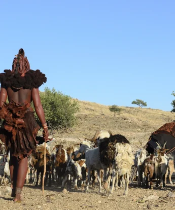 Himba Tribe Visit Kunene River Namibia