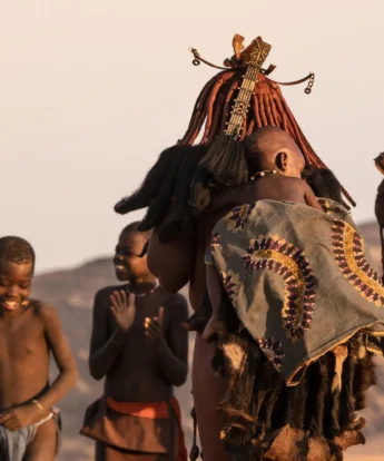 Himba Tribe Visit Kunene River Namibia