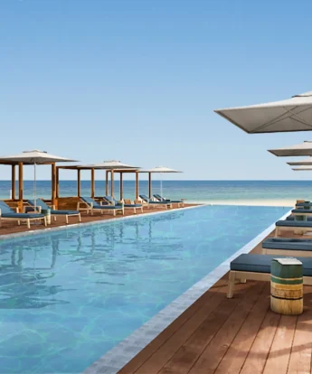 Infinity pool, Banyan Tree Ilha Caldeira, Mozambique