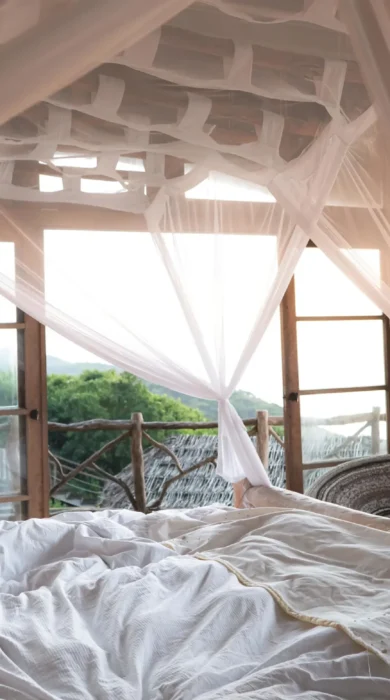 elephant bed, colina verde, bazaruto, mozambique