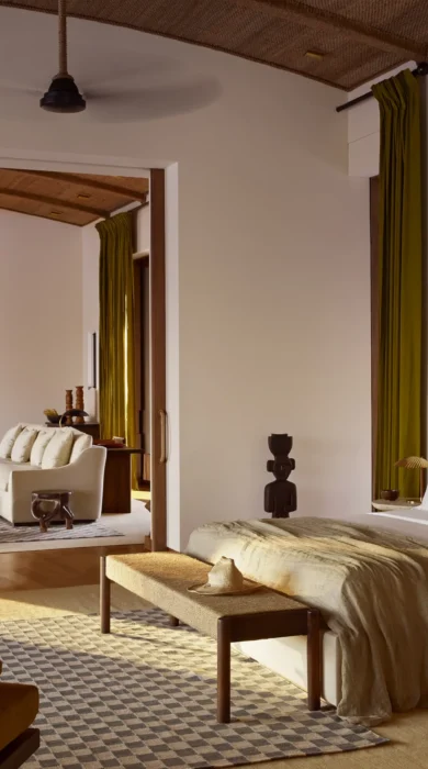Bedroom, Kisawa Sanctuary, Benguerra Island, Mozambique