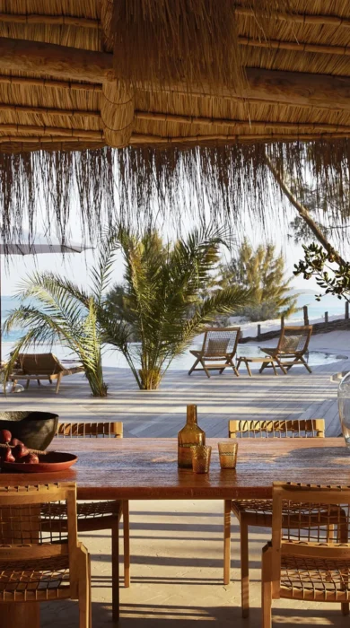 Day Area, Kisawa Sanctuary, Benguerra Island, Mozambique