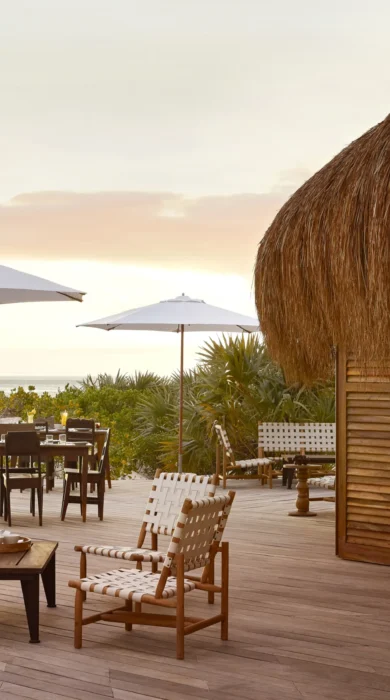 Outside Dining, Kisawa Sanctuary, Benguerra Island, Mozambique