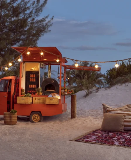 Pizza Tuk Tuk, Kisawa Sanctuary, Benguerra Island, Mozambique