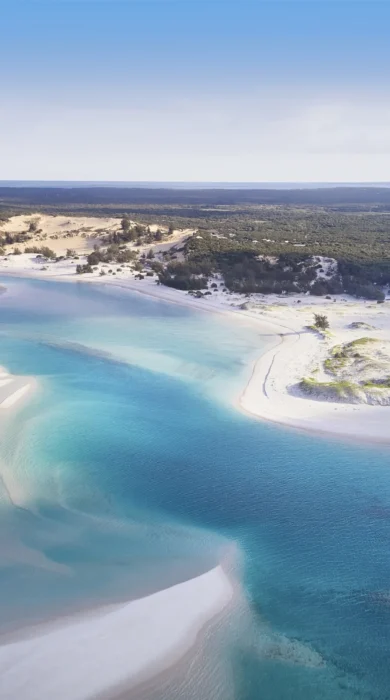Aerial, Kisawa Sanctuary, Benguerra Island, Mozambique