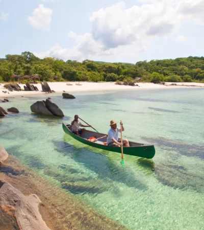 canoeing on lake malawi, southern africa safari holidays