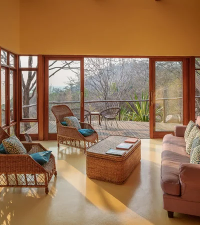 Lounge, Pumulani Lodge, Lake Malawi, Malawi
