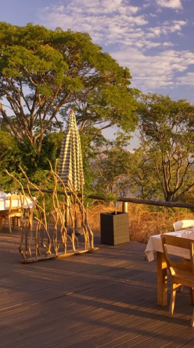 Dining, Pumulani Lodge, Lake Malawi, Malawi