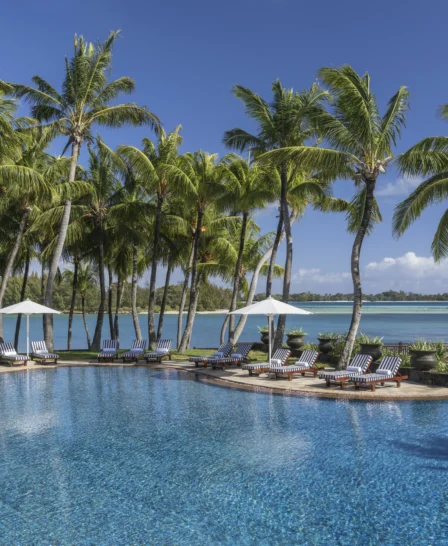 main pool area, east coast mauritius, africa safaris