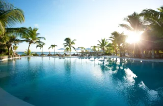 beach pool, north coast, mauritius, africa safaris