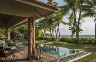 private pool, four seasons desroches island, seychelles