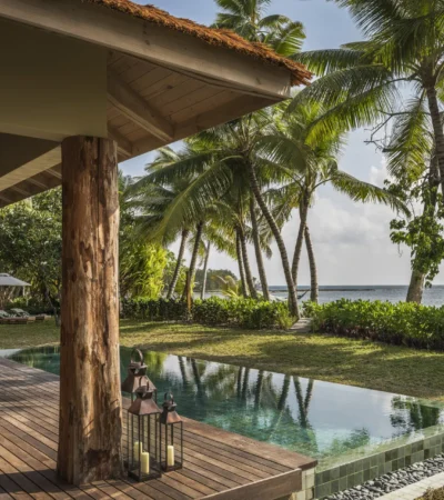private pool, four seasons desroches island, seychelles