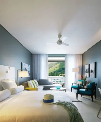 double bedroom, eden bleu hotel, mahe, the seychelles