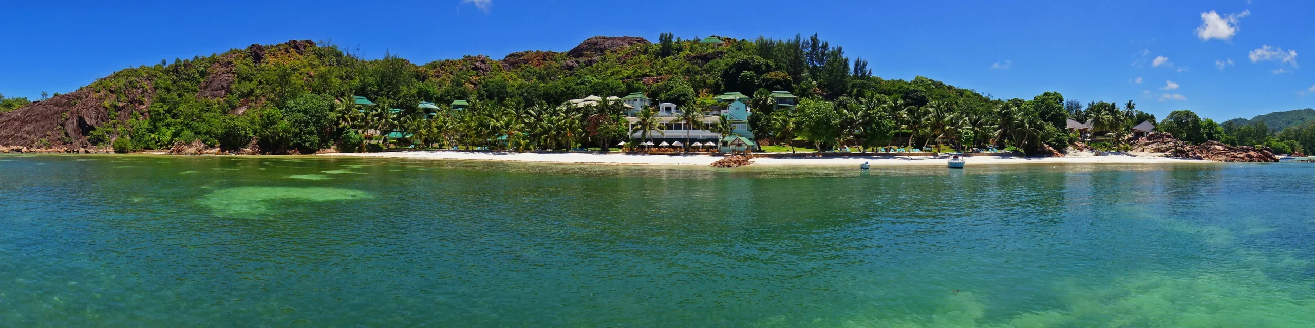 Beach hotel panoramic