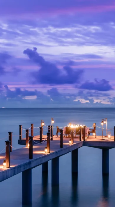 private dining, four seasons desroches island, seychelles