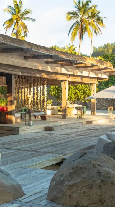 North Island Piazza seychelles yellow zebra safaris