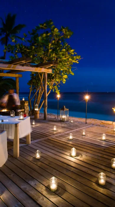 North Island Private Dining seychelles yellow zebra safaris